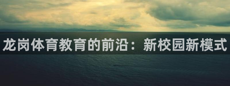 龙岗体育教育的前沿：新校园新模式